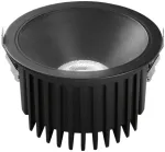 30W LED lauko įleidžiamas &scaron;viestuvas QUANTUM, juodas, CCT, IP44