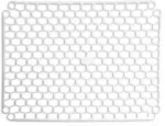 GIOSTYLE Washbasin mat M 32x32x0.3cm baltas