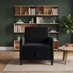 Sofa su saugojimo vieta Juoda 72 x 78 x 87 cm Poliesteris
