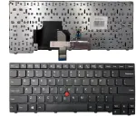 Pakaitinė klaviatūra Lenovo Thinkpad T440, T440p, T440s, T450, T450s, T431s, E431 su rėmeliu ir trackpoint (US QWERTY)