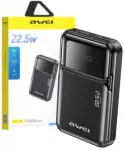 Powerbank 10000mAh 22.5W AWEI PA-95 juodas