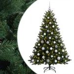 Dirbtinė kalėdinė eglutė su rutuliuku 210 cm 300 LED