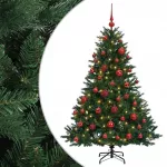 Dirbtinė kalėdinė eglutė su rutuliuku 150 cm 150 LED