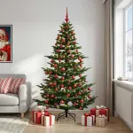 Dirbtinė kalėdinė eglutė su rutuliuku 210 cm 300 LED