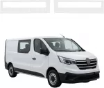 GrizzGlass bespalvė techninė HeavyDuty Clear danga slenk&scaron;čiams, skirta Renault Traffic 3 Facelift (2020-2026) [2w1] (GRZ22719)