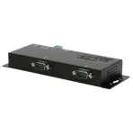Tinklo terminalas Exsys EX-6122-2 Ethernet į nuoseklųjį prievadą 2 x RS-232/422/485 su 9 kontaktų jungtimi kartu su Virtual Com programine įranga