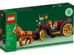 Konstravimo Rinkinys - LEGO Wintertime Carriage Ride, 153 Dalys, 3 Minifigūrėlės 40603