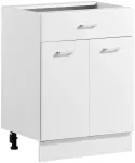 VEVOR Balta &bdquo;Shaker&ldquo; stiliaus apatinė spintelė 60 cm