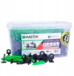 Plytelių lyginimo sistema 700 spaustukų + 200 plei&scaron;tų 1,5 mm Marten 900 vnt.