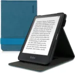 Kobo Clara Hd dėklas su rankos dirželiu ir stoveliu - petrol