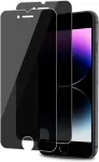 2 vnt. privatumo apsaugos rinkinys, grūdintas stiklas, skirtas iphone se 2020/8/7/6/6s ekrano apsaugai, 9h kietumo privatumo ekrano apsauga, skirta se 2020 ekrano apsaugai, 9h kietumo apsauginis stiklas nuo &scaron;nipinėjimo