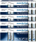 &Scaron;arminės baterijos Everactive Pro Lr6 Aa, patikimos, 50 vnt.