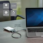 Startech.com Usb C į Sata adapterio kabelis 2.5 colio Ssd/hdd diskams - Usb 3.1 (10 Gbit/s) - suderinamas su Thunderbolt 3 - Sata I/ii/iii (usb31csat3cb)