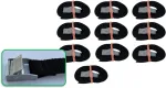 10 x tomking tvirtinimo dirželiai 50 cm x 20 mm pagaminti vokietijoje dviračių laikiklio tvirtinimo diržai spaustuko užraktas suri&scaron;imo diržai sagtis dirželiai