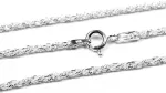 Sidabrinė grandinėlė Lisi Ogon, praba 925, 1.8 mm, 45 cm