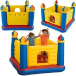 Pripučiamas batutas pilis 175x175x135 cm Intex pripučiamas vaikams