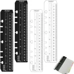 4 vnt. Žymeklio liniuotė, A5 puslapio žymeklio liniuotė, aplankas, plastikinis puslapio žymeklis, liniuotė su skale 15 cm, puslapio ie&scaron;kiklio liniuotė A5 formatui, 6 skylių segtuvo bloknotas, &bdquo;pasidaryk pats&ldquo; palaidų lapų bloknotas, standartinis