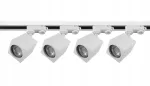 Lova Trifazis bėgių komplektas 2m bėgis + 4 Led lempos Gu10, baltas