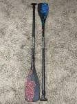 SUP irklas Starboard Bolt Tiki Tech Carbon S40 2-Piece Kids XS raudonas / mėlynas