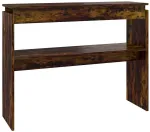 Konsolinis staliukas, dūminio ąžuolo, 102x30x80cm, mediena