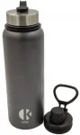 Gertuvė Kilde Grafitinis termosas-butelis i&scaron; plieno, 1120 ml