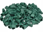 Guminė Rj45 jungties apsauga žalia 100vnt