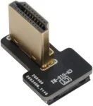 System-s Fpv adapteris moteri&scaron;ka į hdmi 1.4 vyri&scaron;kas kabelis kampu pilkas, skirtas hdtv multicopter