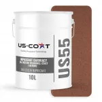 Us-coat dažantis impregnantas trinkelėms, plytoms, betonui, plytų spalvos 8004 10l
