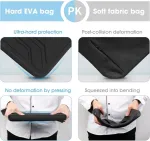 Smatree 16 colių ne&scaron;iojamojo kompiuterio dėklas, skirtas Alienware X16, Alienware m16 žaidimų ne&scaron;iojamajam kompiuteriui, kietas apsauginis dėklas, plonas ne&scaron;iojamas krep&scaron;ys, atsparus vandeniui (nesuderinamas su Alienware M16 R2)