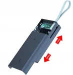 Powerbank dėklas 12x 18650 usb c micro, atidaromas