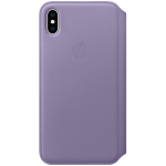 Apple iPhone XS Max odinis atverčiamas dėklas - Alyvinis