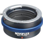 &bdquo;Novoflex&ldquo; adapteris &bdquo;Nikon F&ldquo; objektyvas prie MFT fotoaparato
