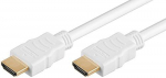 Kabelis MicroConnect HDMI &ndash; HDMI 0,5m balta (HDM19190.5V1.4W)