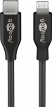 Goobay | &bdquo;Lightning&ldquo; USB-C įkrovimo ir sinchronizavimo laidas | Apvalus kabelis