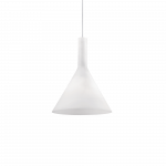 Pakabinamas &scaron;viestuvas Ideal Lux Suspended lamp with 1 light COCKTAIL, E14, baltas