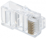 TST Ki&scaron;tukas RJ-45 UTP kabeliui CATe, RJ45T*P100 tipas EZ (PassThrough), 100vnt.
