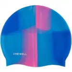 Maudymosi Kepuraites Silikonas Crowell Multi Flame Mėlynai Rožinis Col.09