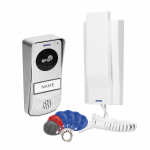 Orno Vienos &scaron;eimos, ant pavir&scaron;iaus montuojamas domofono komplektas su raktų pakabuko skaitytuvu, MIZAR