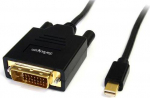 Kabelis StarTech Rodyti Port mini - DVI- D 1,8m Juodas (MDP2DIMM6)