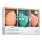 Real Techniques Real Techniques Sponge+ Poreless Perfection Kit 3pcs Aplikatorius 1ml makiažo kempinėlė Moterims