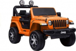 Lean Cars Dvivietis vaiki&scaron;kas elektromobilis Jeep Rubicon 4x4, oranžinis