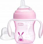 "Chicco" puodelis rožinės spalvos, 4m+