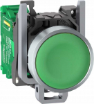 Schneider Electric Harmony XB4R belaidė ir be akumuliatoriaus mygtuko galvutė su siųstuvu Žalias Metal ZB4RTA3