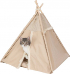 Trixie Boho Tipi, uždara laja, &scaron;unims / katėms, smėlio spalvos, 55 x 65 x 55 cm (TX- 38211)