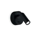 Ideal Lux Sieninis &scaron;viestuvas Bean Round Ap Nero