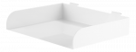 Dėklas DELTACO OFFICE Dokumentų lentyna montuojama ant profilio (DELO-0151), balta/ DELO-0154