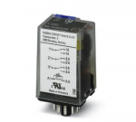 Phoenix Contact Pramoninė relė 3P 10A AgNi 24V DC lizdui ECOR-3, REL-OR-BL/L-24DC/3X21