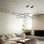Ideal Lux Pakabinamas &scaron;viestuvas Oracle Slim Sp D090 Round 4000K On-Off Bk