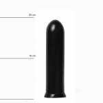 All Black All Juodas AB48 Intimate Model 19 cm - Smooth Juodas Finish