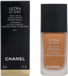Chanel Ultra Le Teint Flawless Finish Fluid Foundation ilgai i&scaron;liekanti tobulinanti kreminė pudra, matinis &scaron;vytintis efektas, atspalvis: BD91, 30 ml